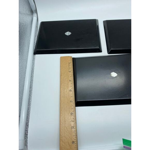 Vintage Otagiri Black & Gold set of 3 Owl Trinket Tray Japan - Retro - Picture 7 of 8